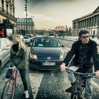 Bikers in Paris
